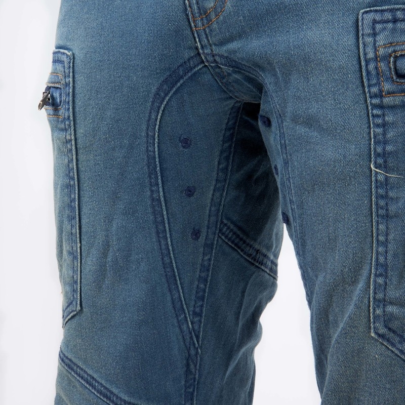 Rebelhorn Urban III motorjeans, blauw - 2e kwaliteit - II. kwaliteit