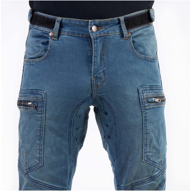 Rebelhorn Urban III motorjeans, blauw - 2e kwaliteit - II. kwaliteit