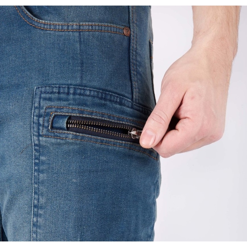 Rebelhorn Urban III motorjeans, blauw - 2e kwaliteit - II. kwaliteit