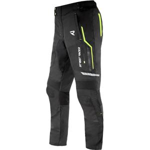 Motorbroek Street Racer Flex EVO zwart-fluor geel - II. kwaliteit