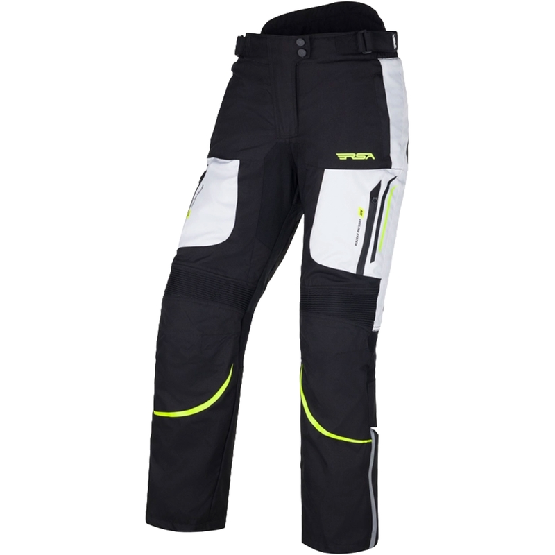 Dames RSA Wasp Zwart-Fluo Geel-Wit Motorbroek