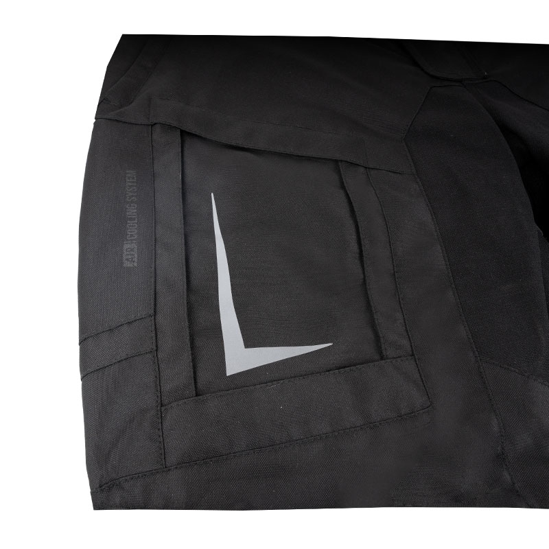 Street Racer Hilax motorbroek zwart - 2e kwaliteit - II. kwaliteit