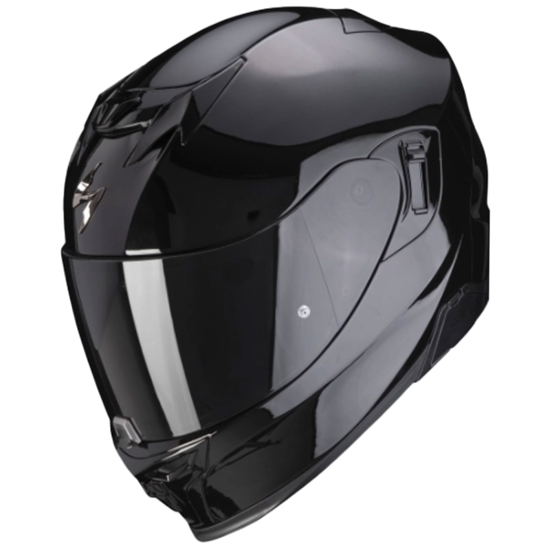 Scorpion EXO-520 EVO AIR Solid integraalhelm glanzend zwart in de aanbieding - II. kwaliteit uitverkoop