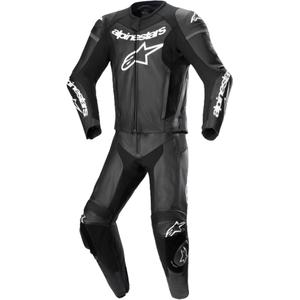Alpinestars GP Force Lurv zwart en wit leren tweedelig pak