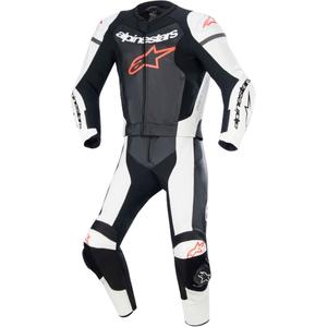 Alpinestars GP Force Lurv wit-zwart-fluorood lederen tweedelig pak