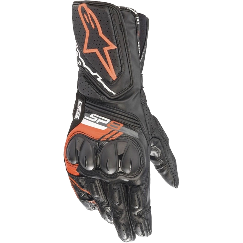Motorhandschoenen Alpinestars SP-8 zwart-fluorood