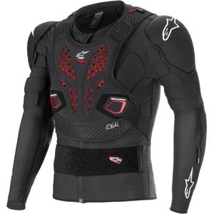 Alpinestars Bionic Pro 3 Plasma bodyprotector zwart-rood-wit