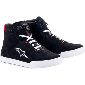 Alpinestars Chroom Zwart, Wit en Rood Motorlaarzen