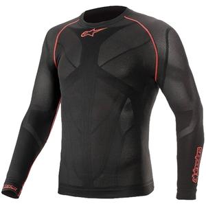 Alpinestars Ride Tech zomer thermoshirt met lange mouwen zwart en rood