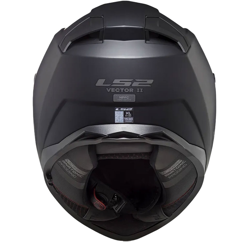 Integraal motorhelm LS2 FF811 Vector II Effen zwart mat