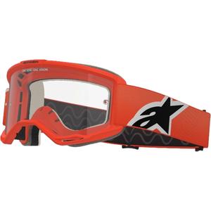 Alpinestars Vision 5 Corp motorcrossbril oranje met heldere lens