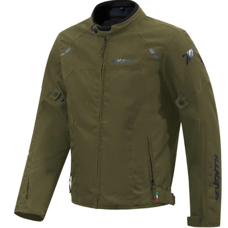Motorjas Seventy Degrees SD-JR65 Piston kaki groen