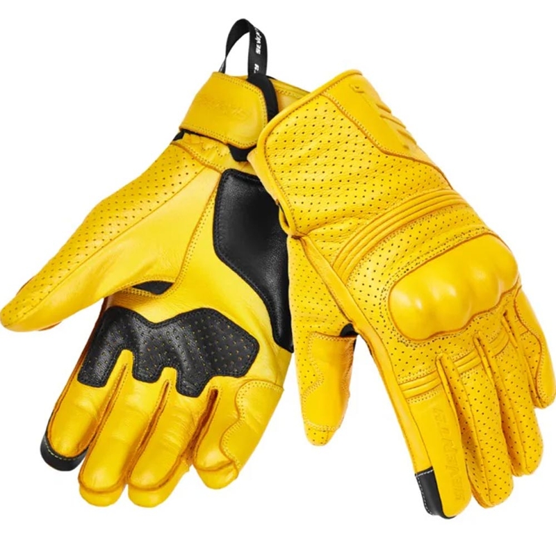 Seventy Degrees SD-C20 Rebel motorhandschoenen geel