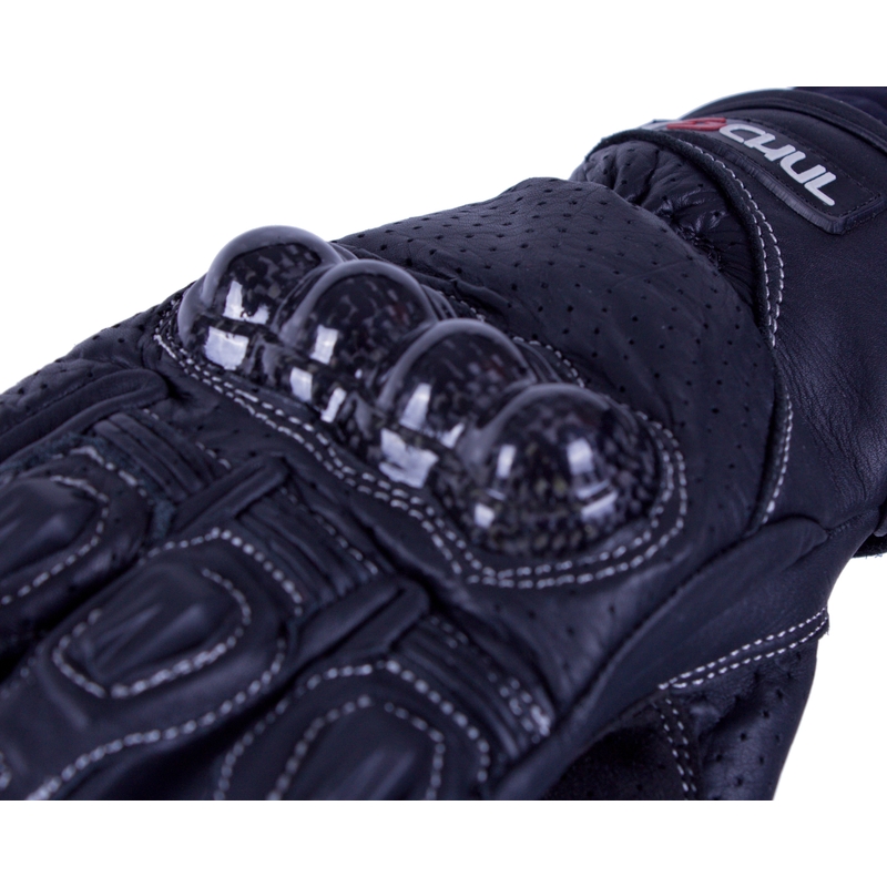 Rukavice na motorku Tschul 316 černé výprodej