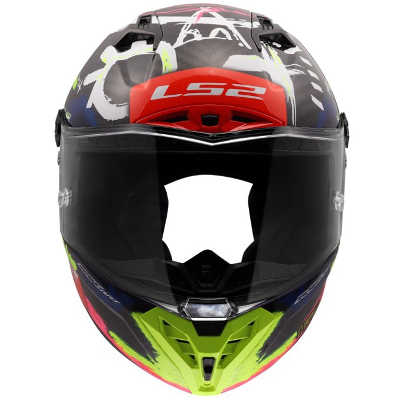 Integraal motorhelm LS2 FF805 Thunder GP Aero Replica Aldeguer 25 glanzend zwart-rood-groen