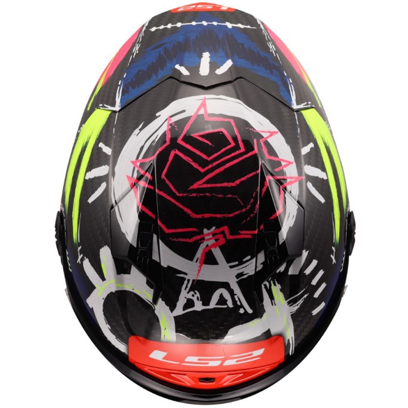 Integraal motorhelm LS2 FF805 Thunder GP Aero Replica Aldeguer 25 glanzend zwart-rood-groen