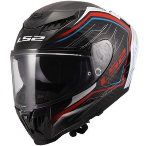 Integraal motorhelm LS2 FF807 Dragon Subic wit-blauw-rood