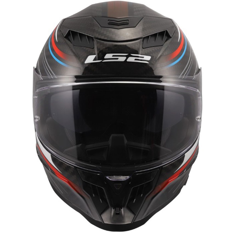 Integraal motorhelm LS2 FF807 Dragon Subic wit-blauw-rood
