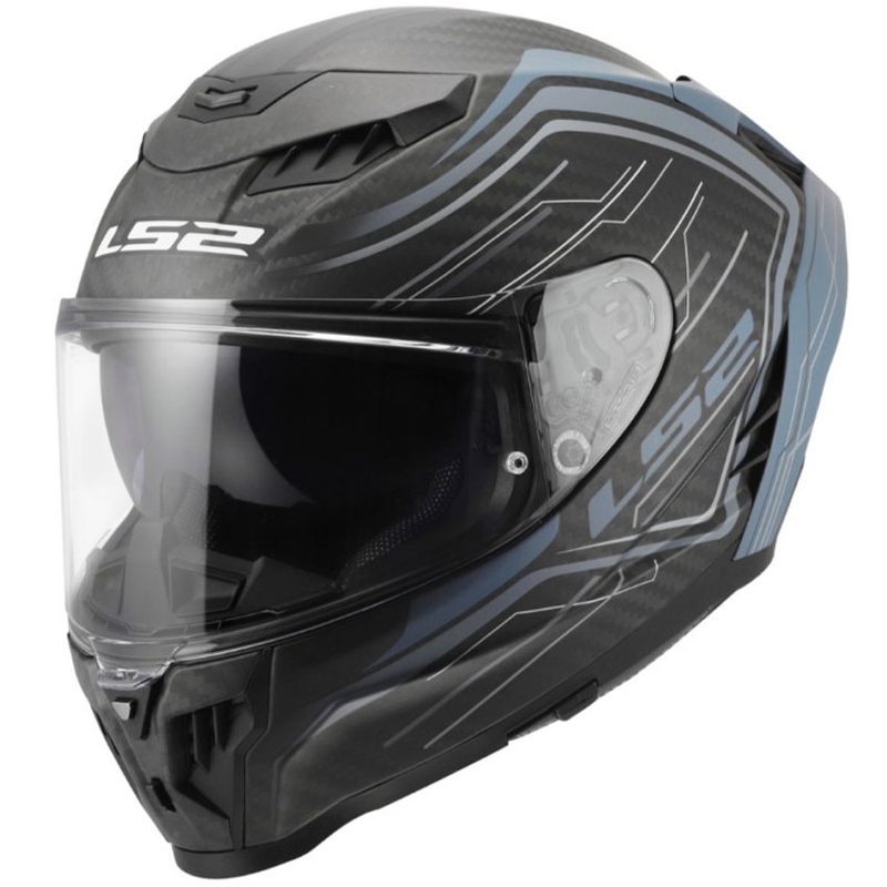 Integraal motorhelm LS2 FF807 Dragon Subic blauw-petrol