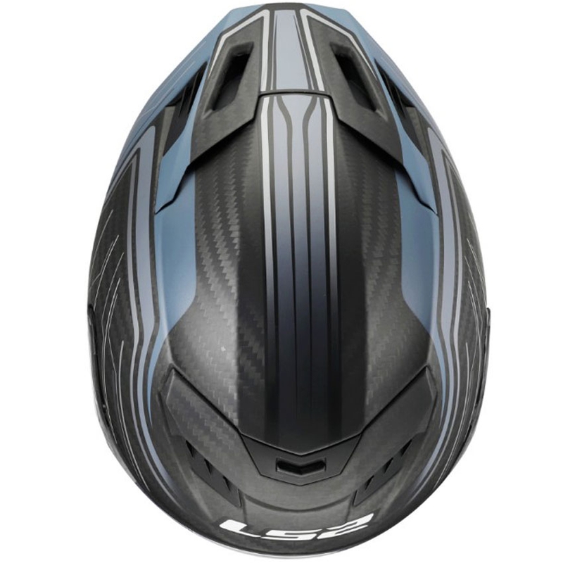 Integraal motorhelm LS2 FF807 Dragon Subic blauw-petrol