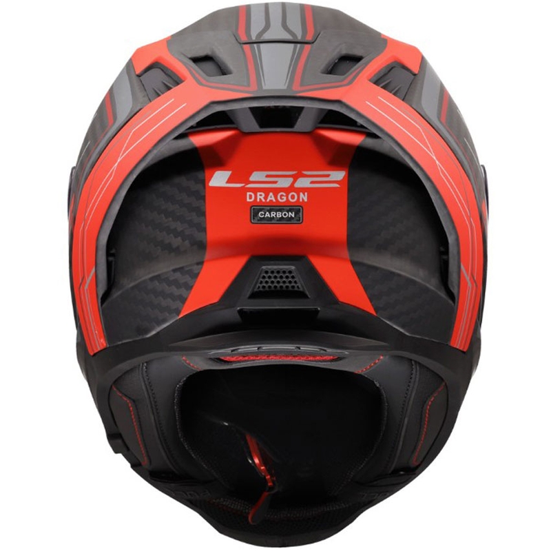 Integraal motorhelm LS2 FF807 Dragon Subic rood