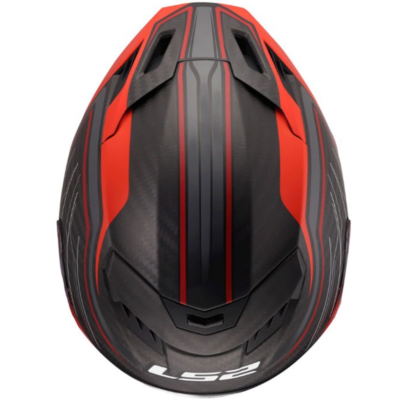 Integraal motorhelm LS2 FF807 Dragon Subic rood