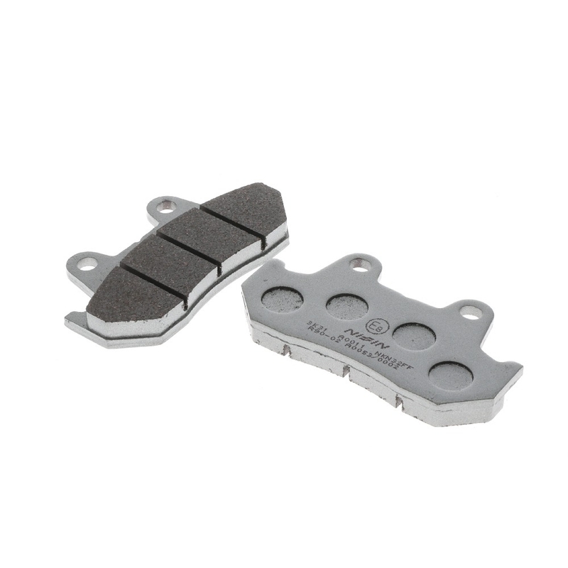 Remblokken NISSIN semi-metallische samenstelling 90x49x10,5 mm 2 stuks