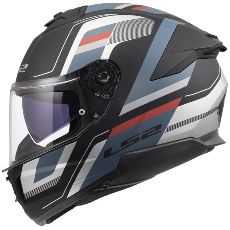 Integraal motorhelm LS2 FF808 Stream II Vintage zwart-petrol