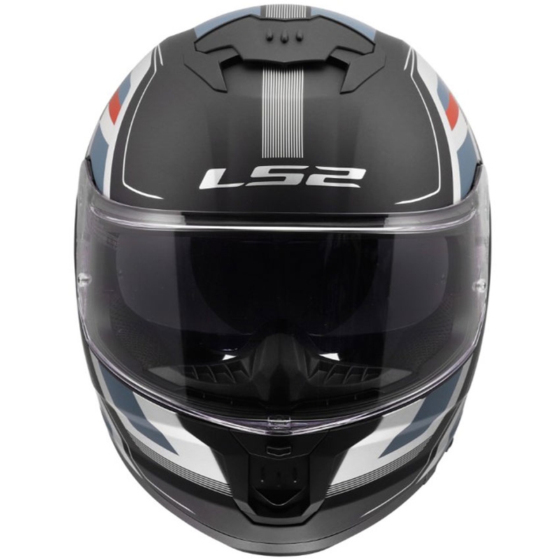 Integraal motorhelm LS2 FF808 Stream II Vintage zwart-petrol