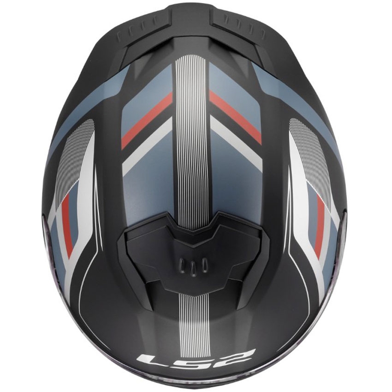 Integraal motorhelm LS2 FF808 Stream II Vintage zwart-petrol
