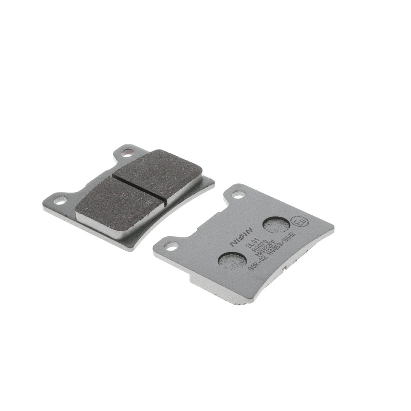 Remblokken NISSIN semi-metallische samenstelling 63,5x54,9x8,5 mm 2 stuks