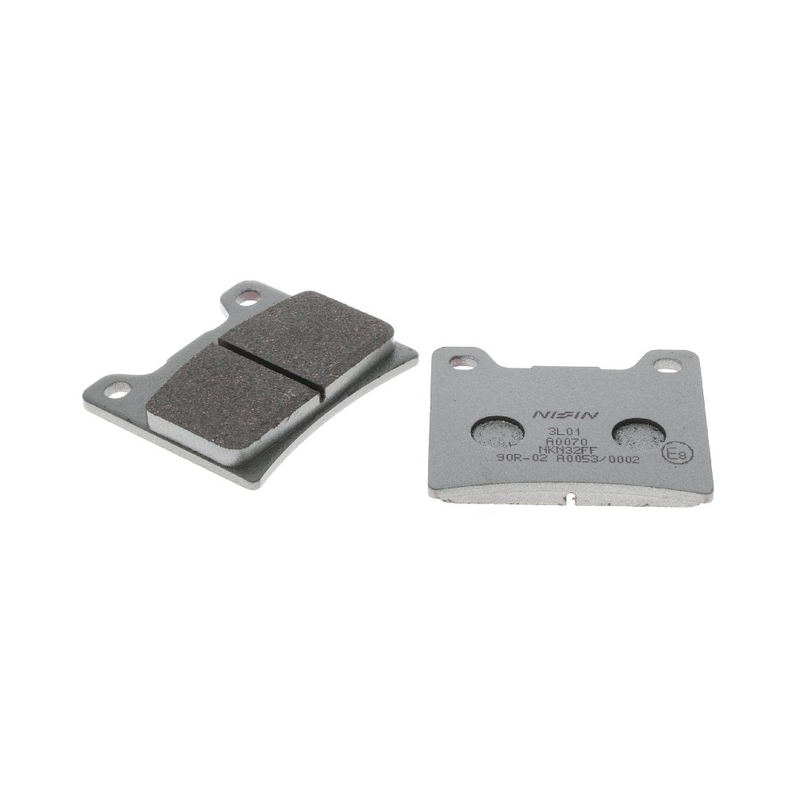Remblokken NISSIN semi-metallische samenstelling 63,5x54,9x8,5 mm 2 stuks