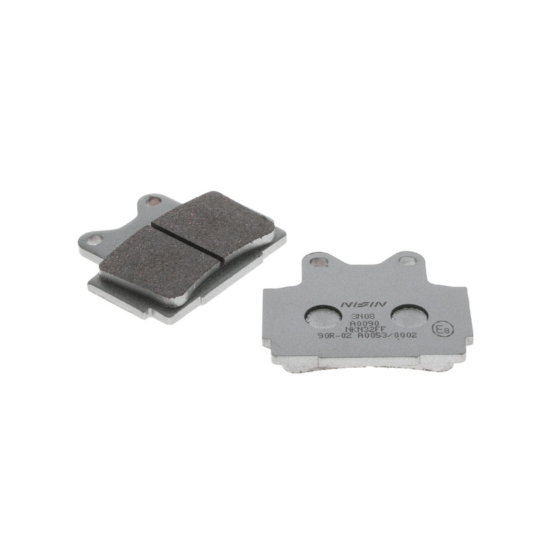 Remblokken NISSIN semi-metallische samenstelling 68x57x8,5 mm 2 stuks