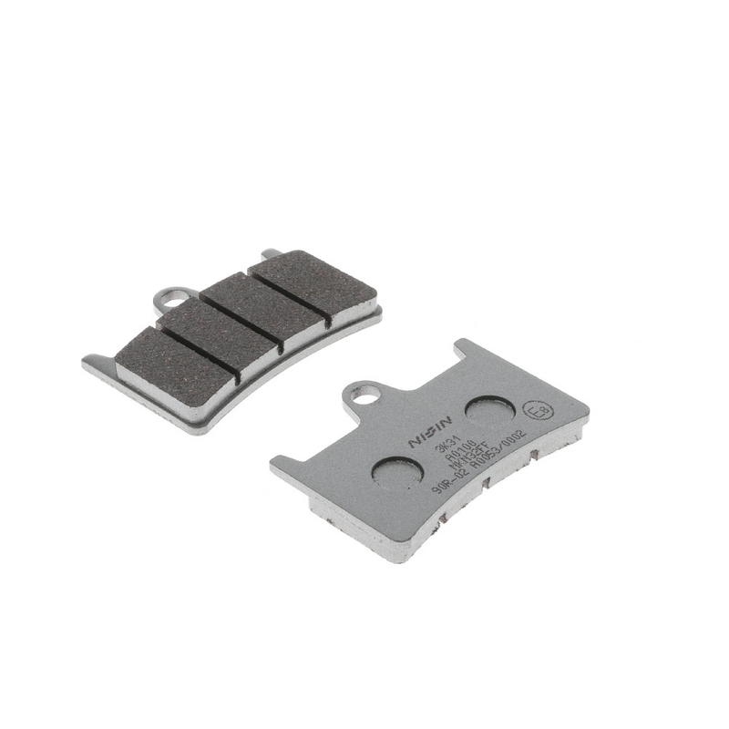 Remblokken NISSIN semi-metallische samenstelling 69,8x50,7x8,5 mm 2 stuks