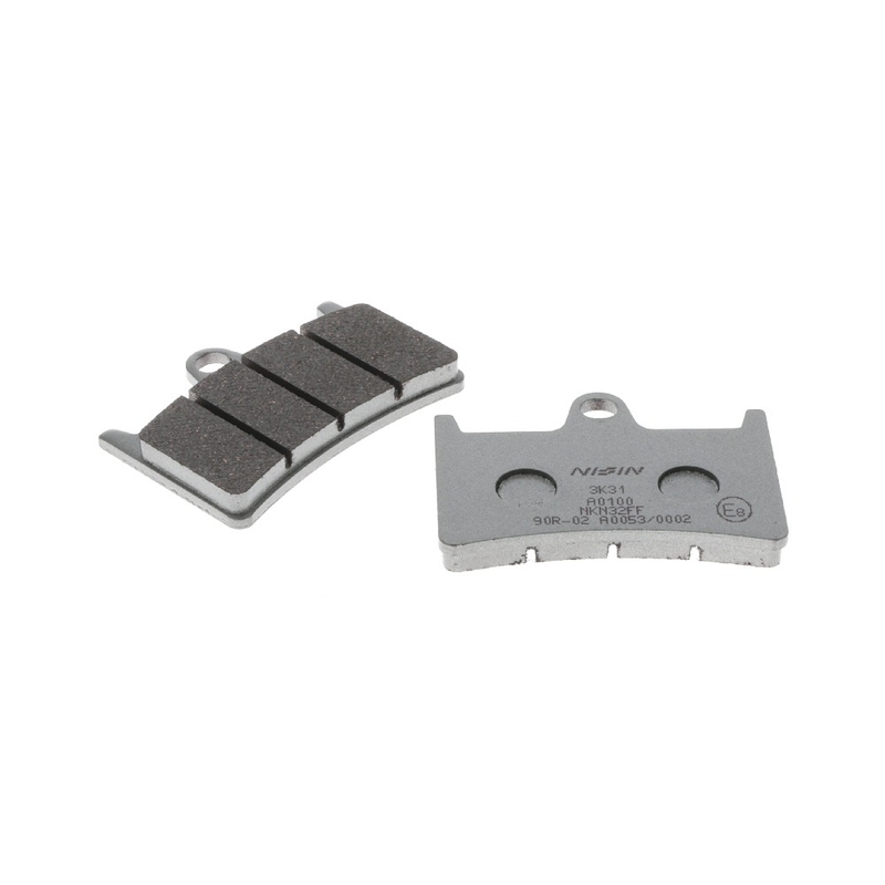 Remblokken NISSIN semi-metallische samenstelling 69,8x50,7x8,5 mm 2 stuks