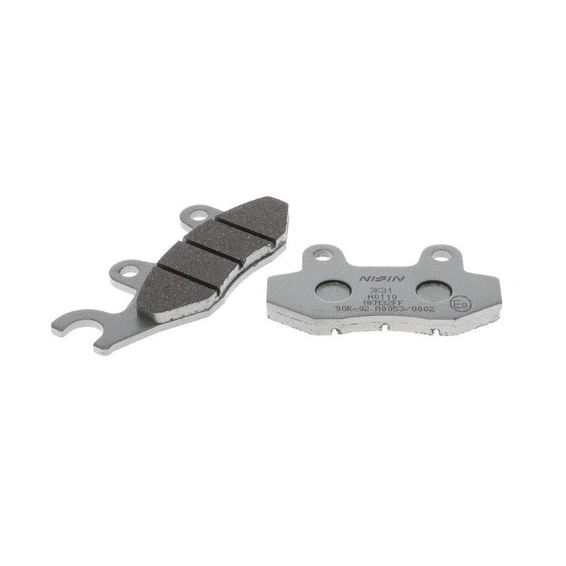 Remblokken NISSIN semi-metallische samenstelling M501-374 2 stuks.
