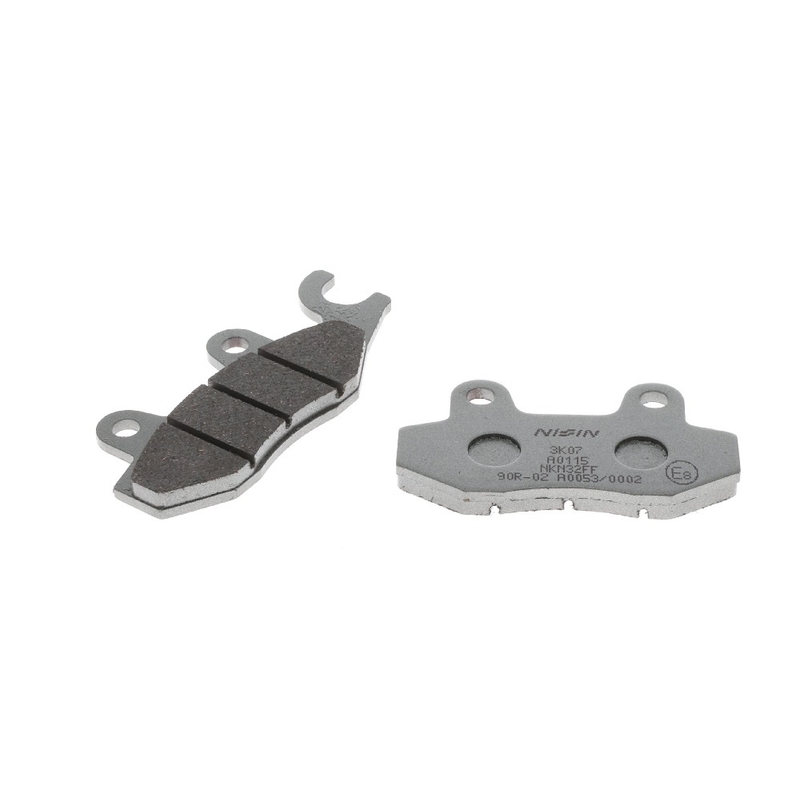 Remblokken NISSIN semi-metallische samenstelling M501-375 2 stuks.