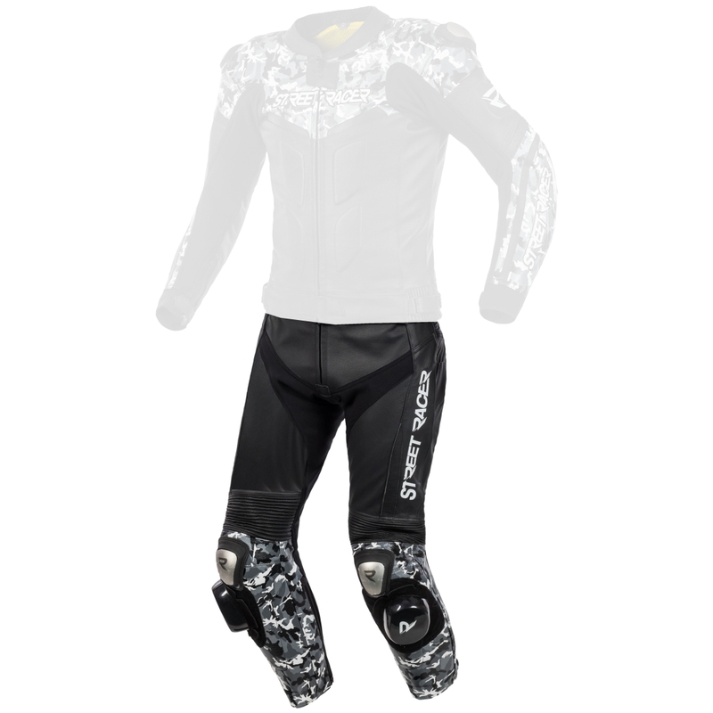 Pánské kalhoty Street Racer Pattern černo-šedé výprodej