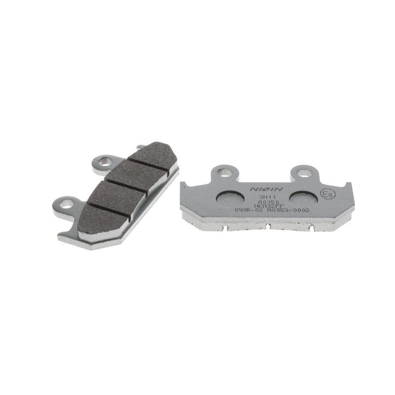 Remblokken NISSIN semi-metallische samenstelling 81x42x9 mm 2 stuks