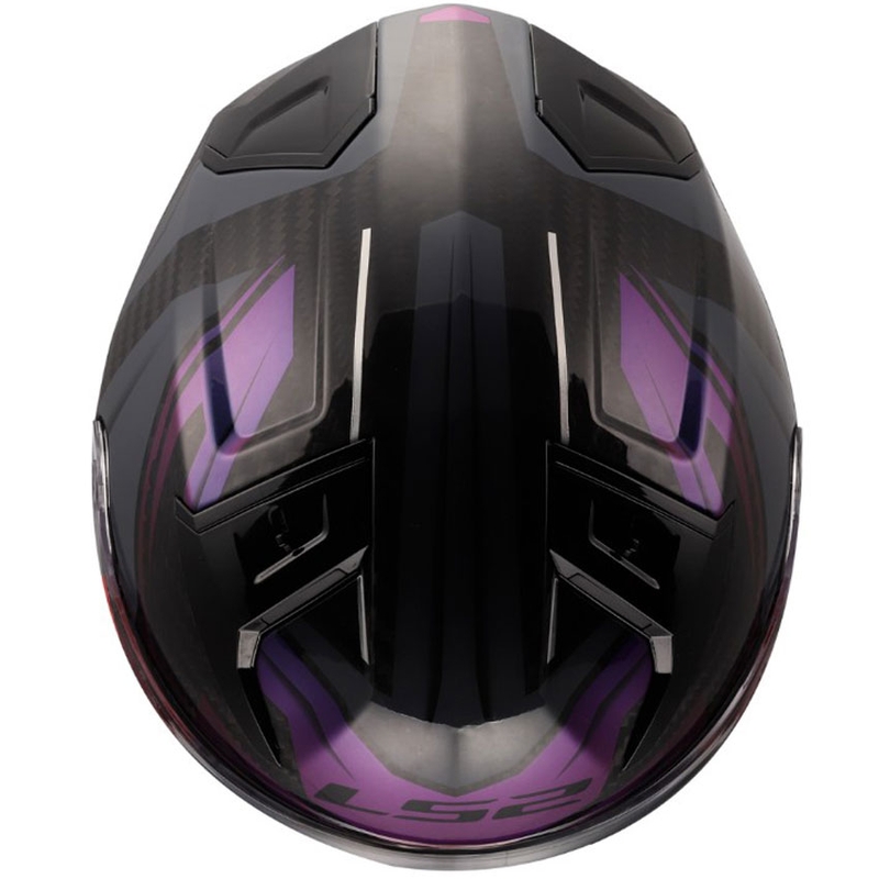 Integraal motorhelm LS2 FF811 Vector II C Savage Chameleon zwart-paars