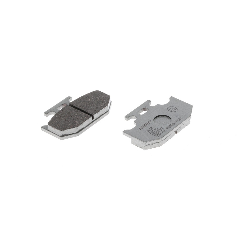 Remblokken NISSIN semi-metallische samenstelling 62x40,6x8,7 mm 2 stuks