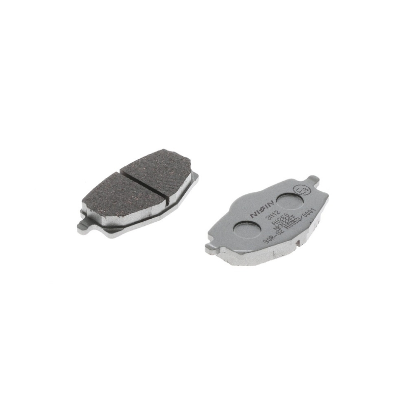 Remblokken NISSIN semi-metallische samenstelling 71,4x36x9,2 mm 2 stuks