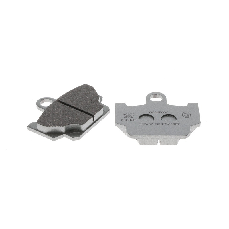 Remblokken NISSIN semi-metallische samenstelling 68x58,8x10,5 mm 2 stuks