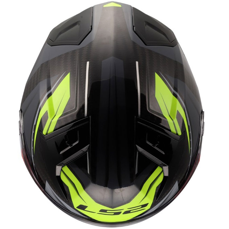 Integraal motorhelm LS2 FF811 Vector II C Savage glanzend HV geel