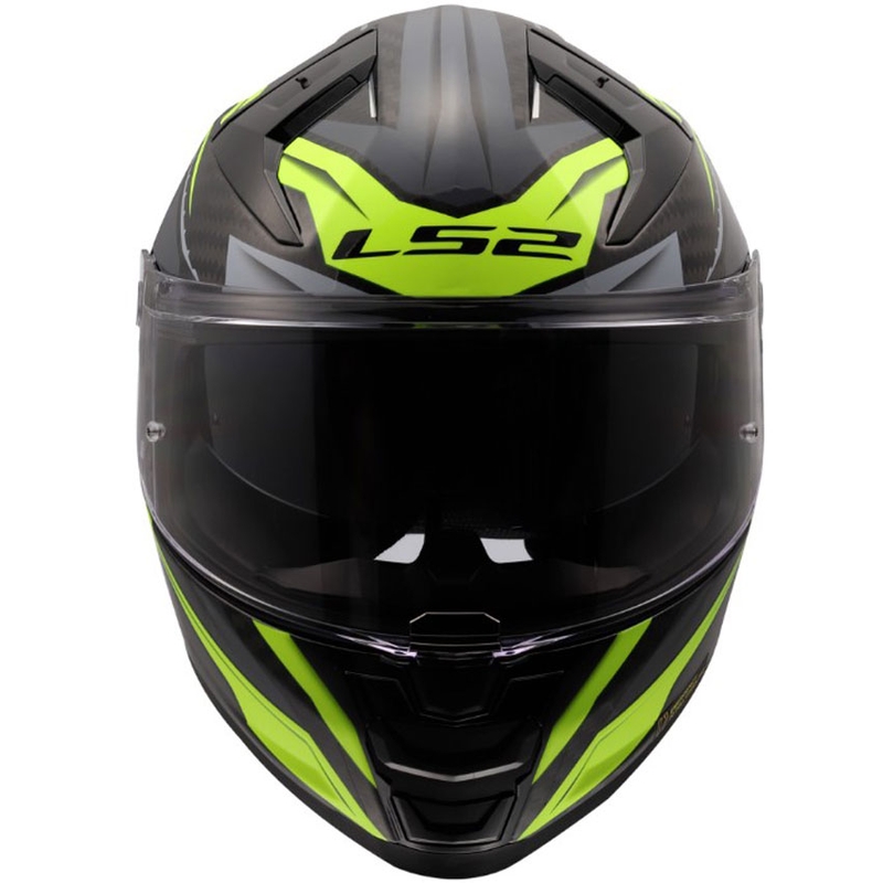 Integraal motorhelm LS2 FF811 Vector II C Savage glanzend HV geel