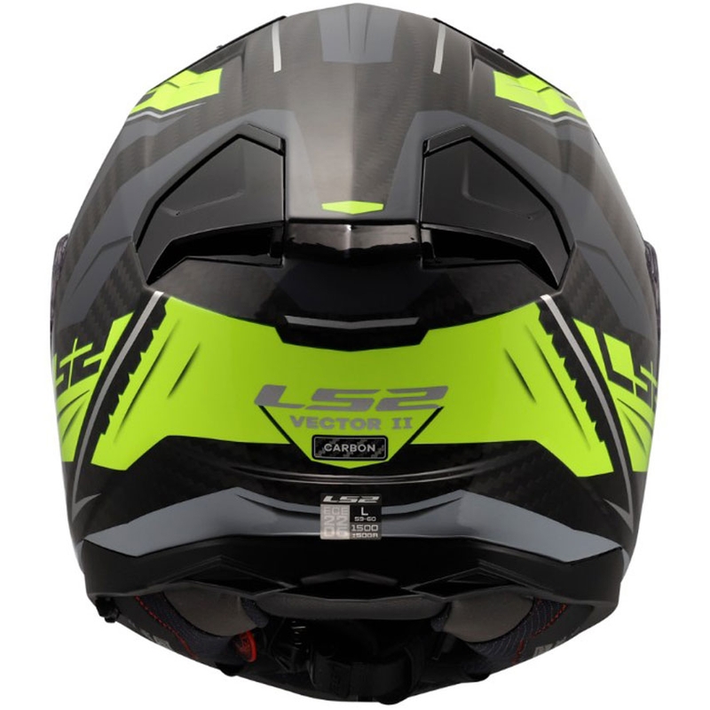Integraal motorhelm LS2 FF811 Vector II C Savage glanzend HV geel