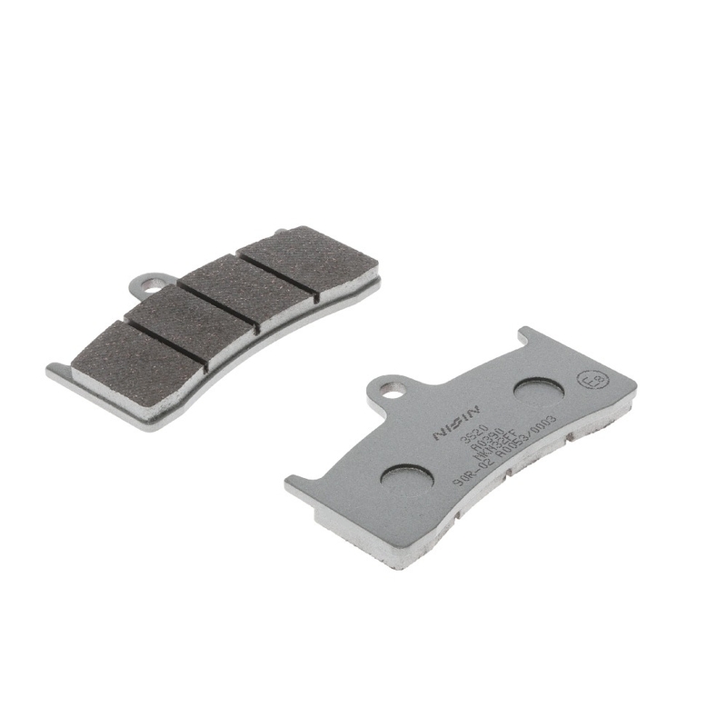 Remblokken NISSIN semi-metallische samenstelling 91,9x51,5x8 mm 2 stuks