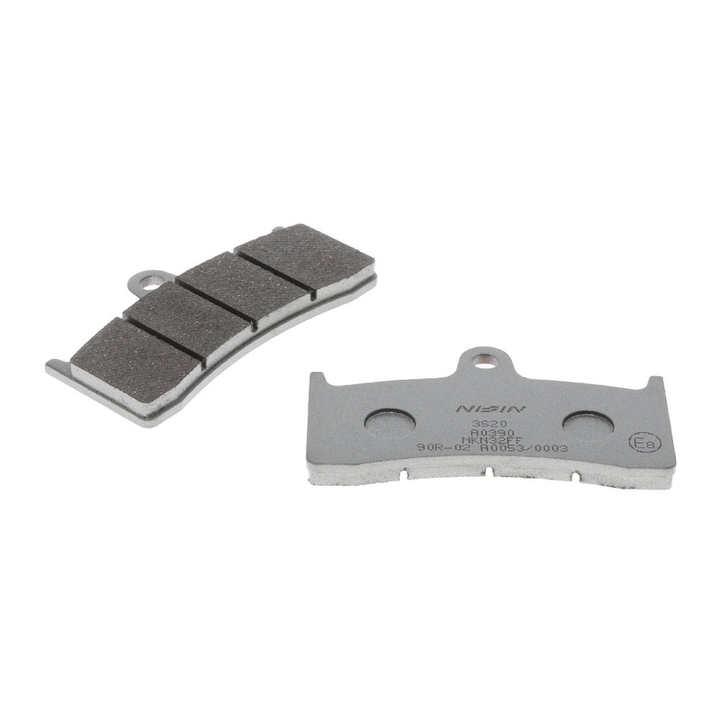 Remblokken NISSIN semi-metallische samenstelling 91,9x51,5x8 mm 2 stuks