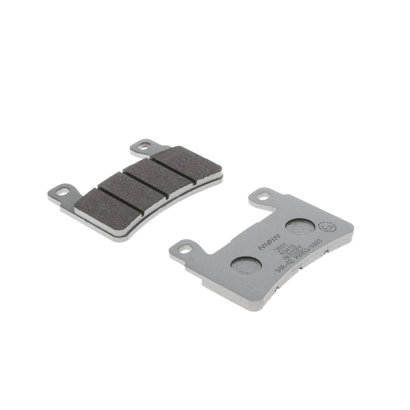 Remblokken NISSIN semi-metallische samenstelling 74,7x55,2x7,2 mm 2 stuks
