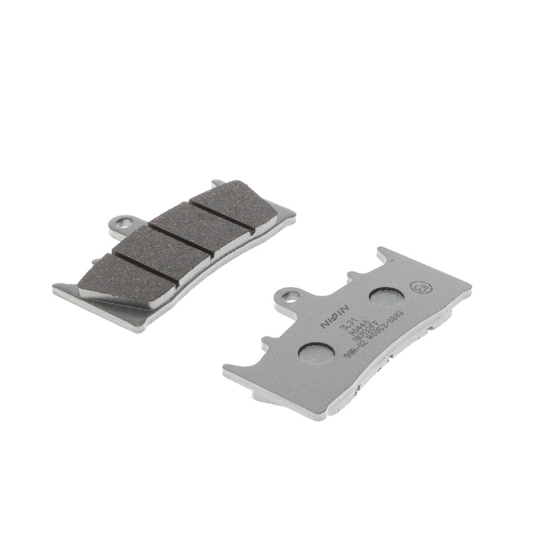Remblokken NISSIN semi-metallische samenstelling 89,7x52x8 mm 2 stuks